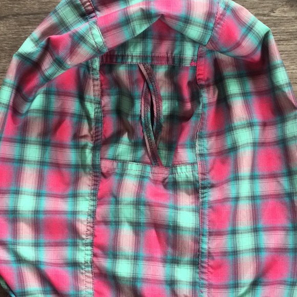 Lululemon - Run Reflection Half Zip Jacket - Senorita Pink Plaid - Picture 5 of 11
